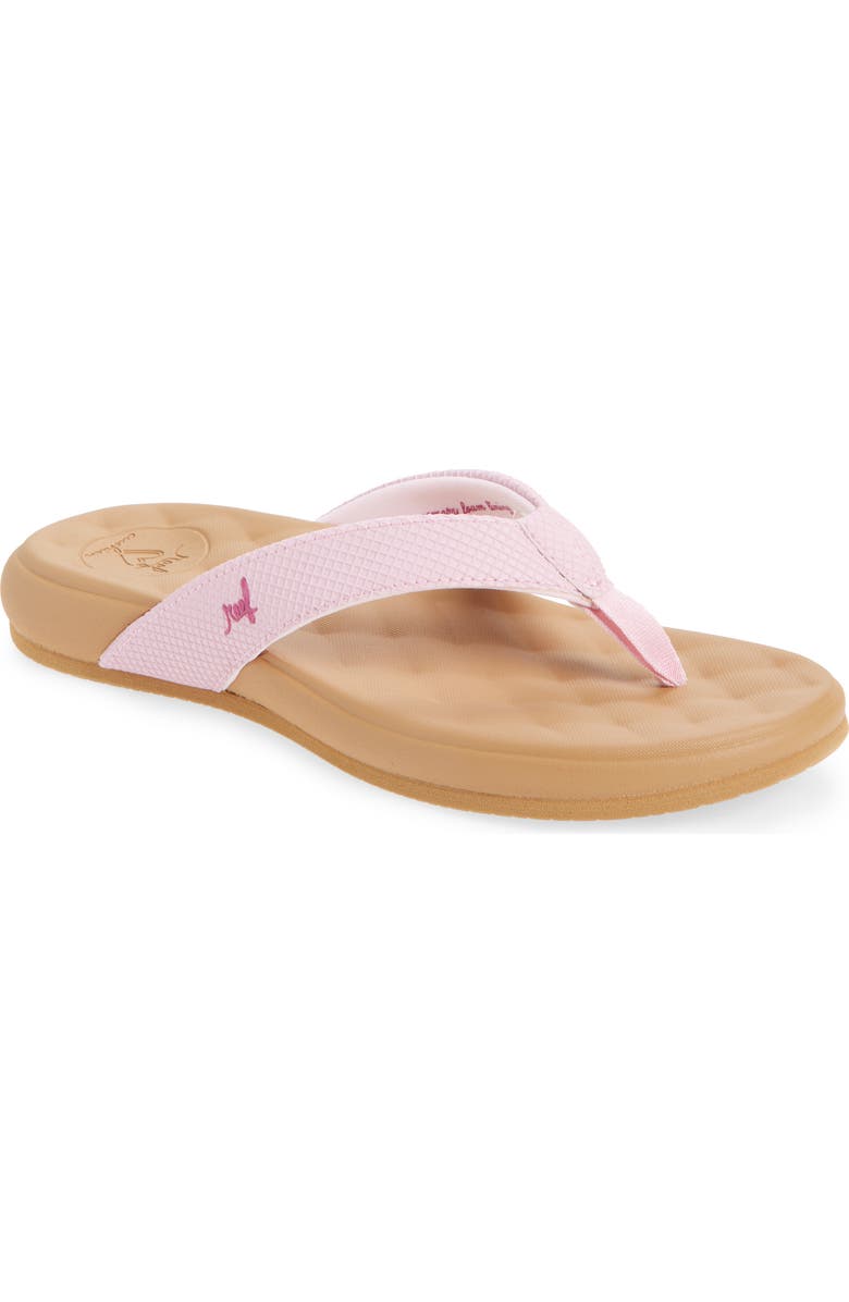 Reef Cushion Harmony Flip Flop, Main, color, Cameo Pink