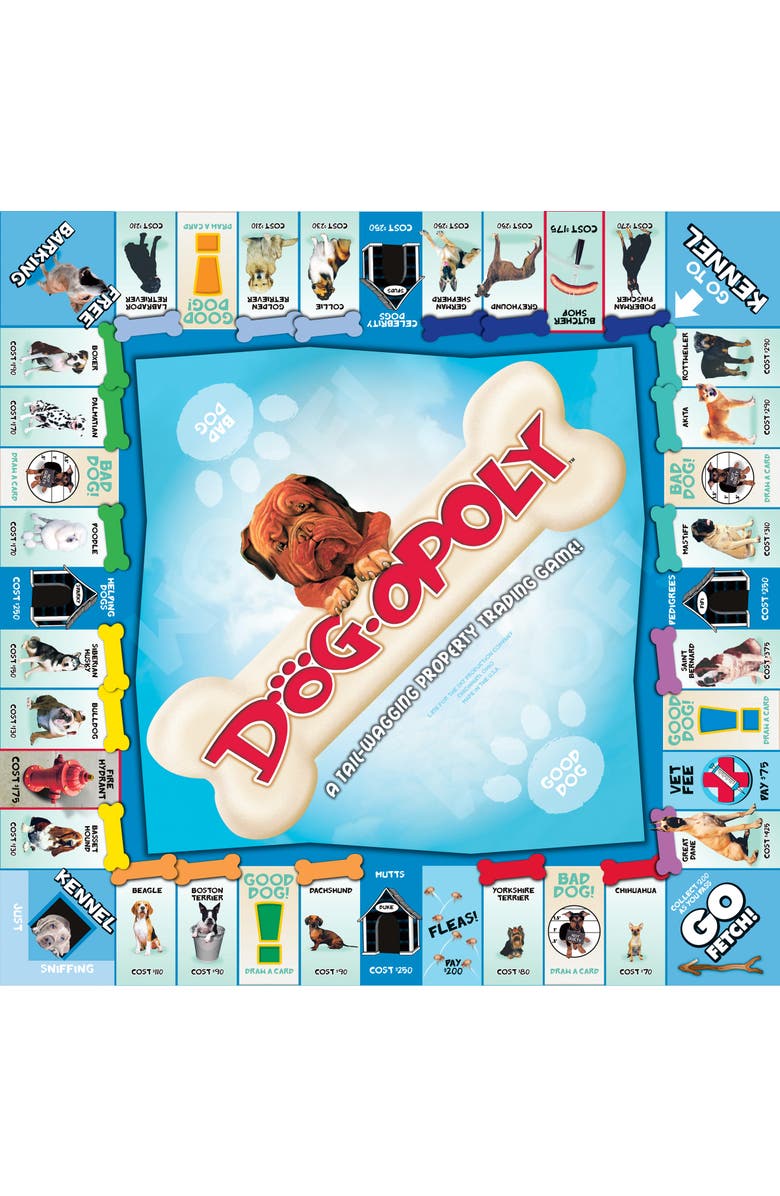 Late for the Sky Dogopoly Monopoly Board Game, Alternate, color, Multicolored