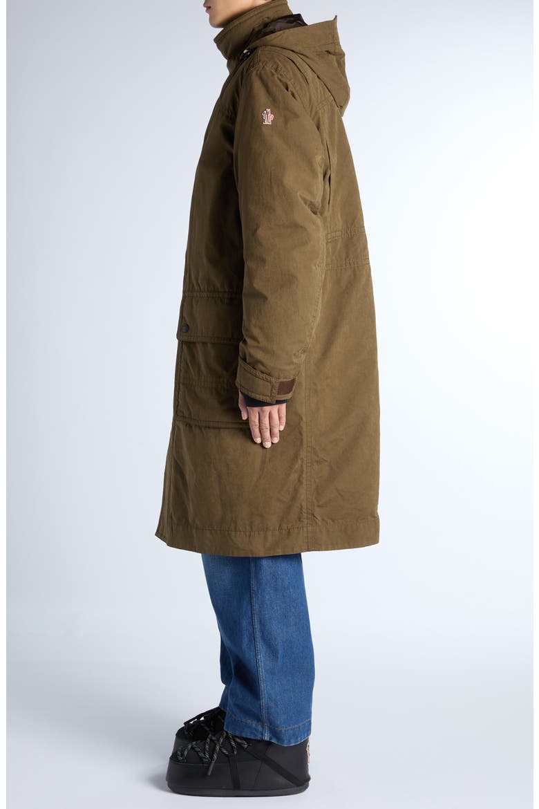Allaine Long Parka, Alternate, color, GREEN