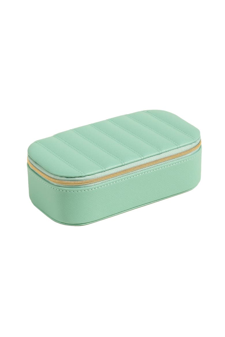 Meilin Jewelry Box 7" x 4" Artisan, Main, color, Turquoise