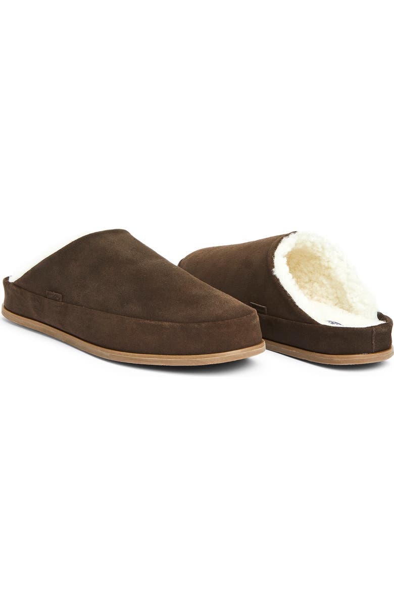 hari mari Tio Genuine Shearling Lined Slipper, Main, color, Havana Brown