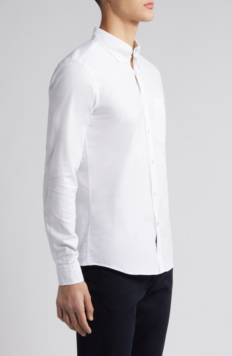 BOSS Roan Solid Button-Down Shirt, Alternate, color, 