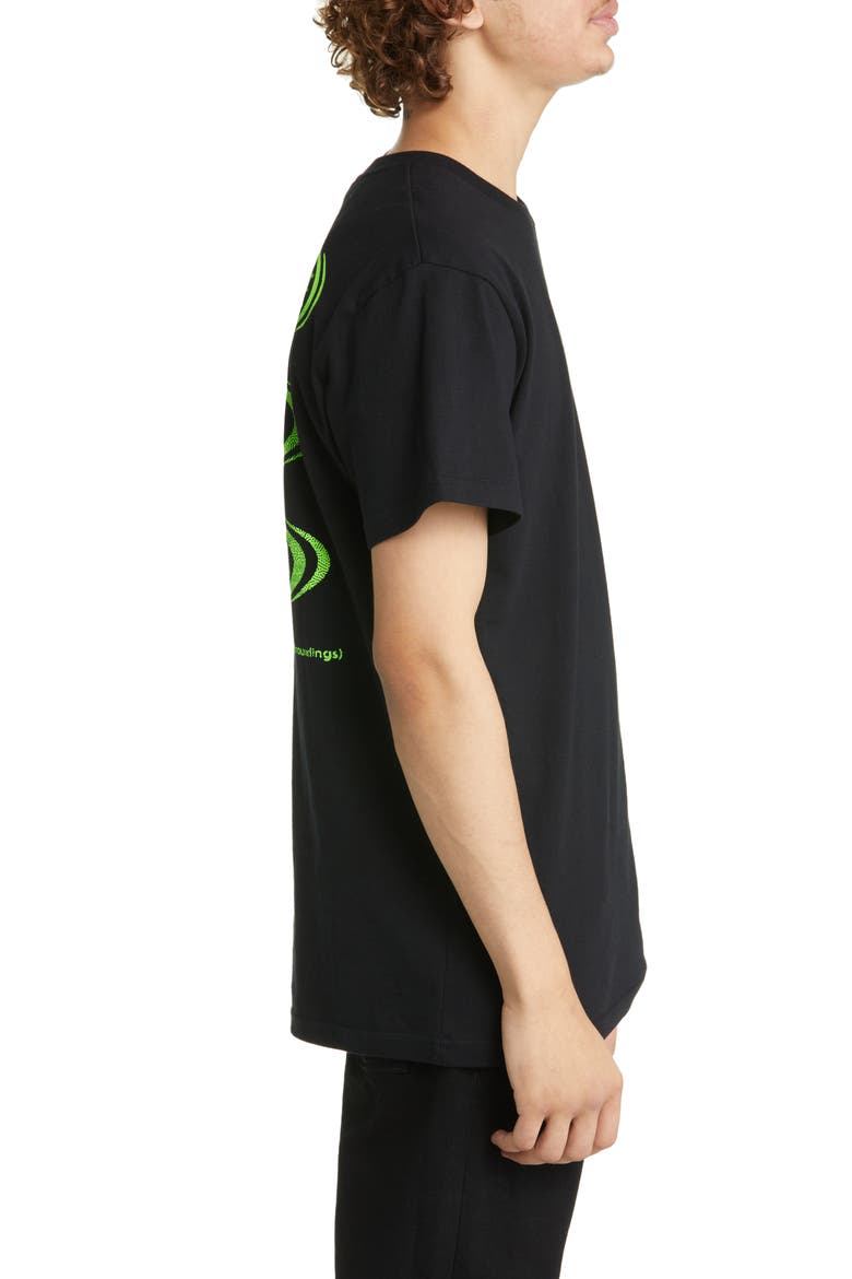 Adrenaline Cotton Graphic Tee, Alternate, color, BLACK