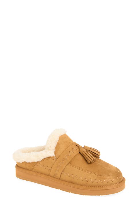 Flory Faux Shearling Clog