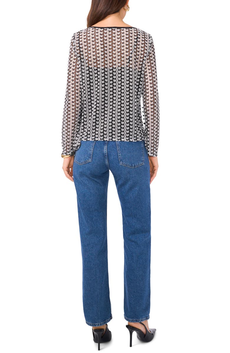 Vince Camuto Open Stitch Top, Alternate, color, 