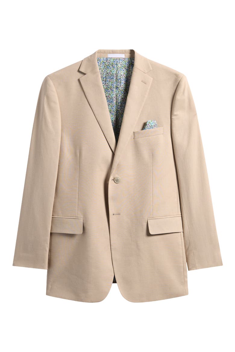 Kids' Linen Blend Suit Jacket, Main, color, BEIGE