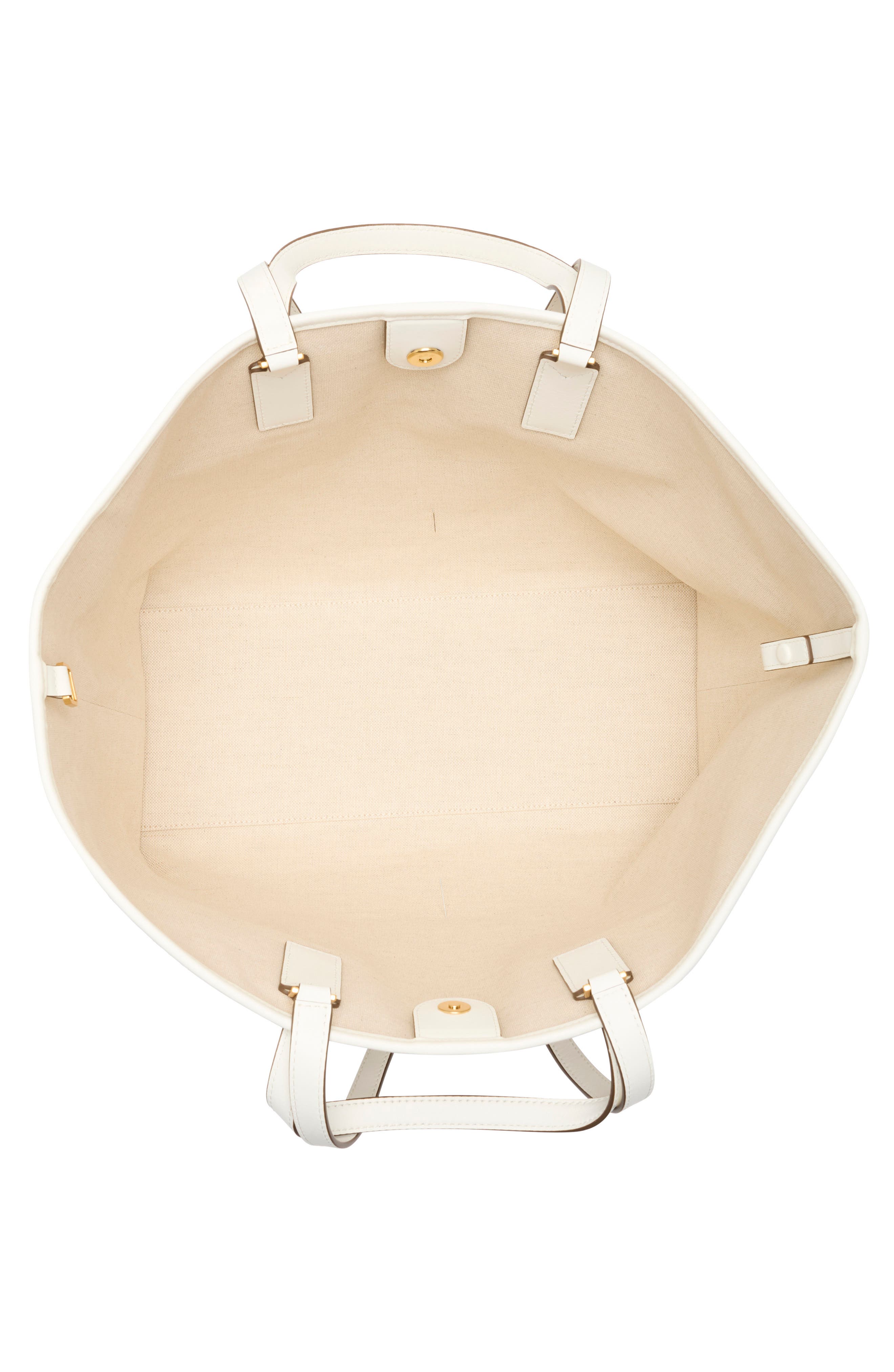 MCM Himmel Medium Shopper Tote Bag, Alternate, color, Natural