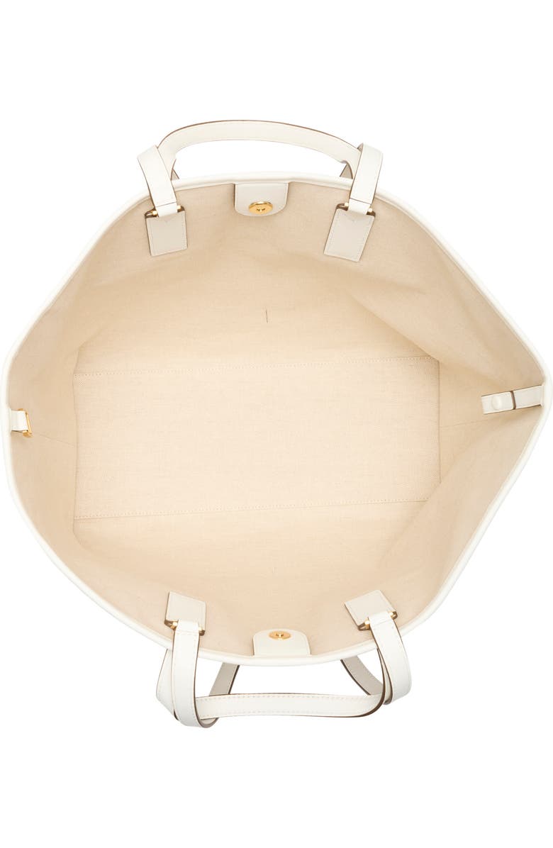 MCM Himmel Medium Shopper Tote Bag, Alternate, color, Natural