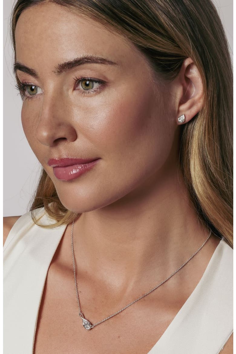 Solace Tear Necklace, Alternate, color, Sterling Silver