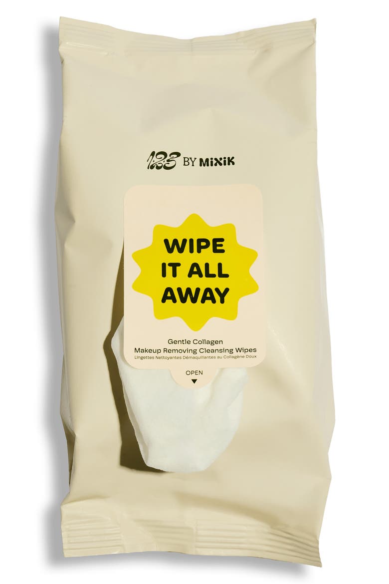 Gentle Collagen Makeup Removing Cleansing Wipes, Main, color, NO COLOR