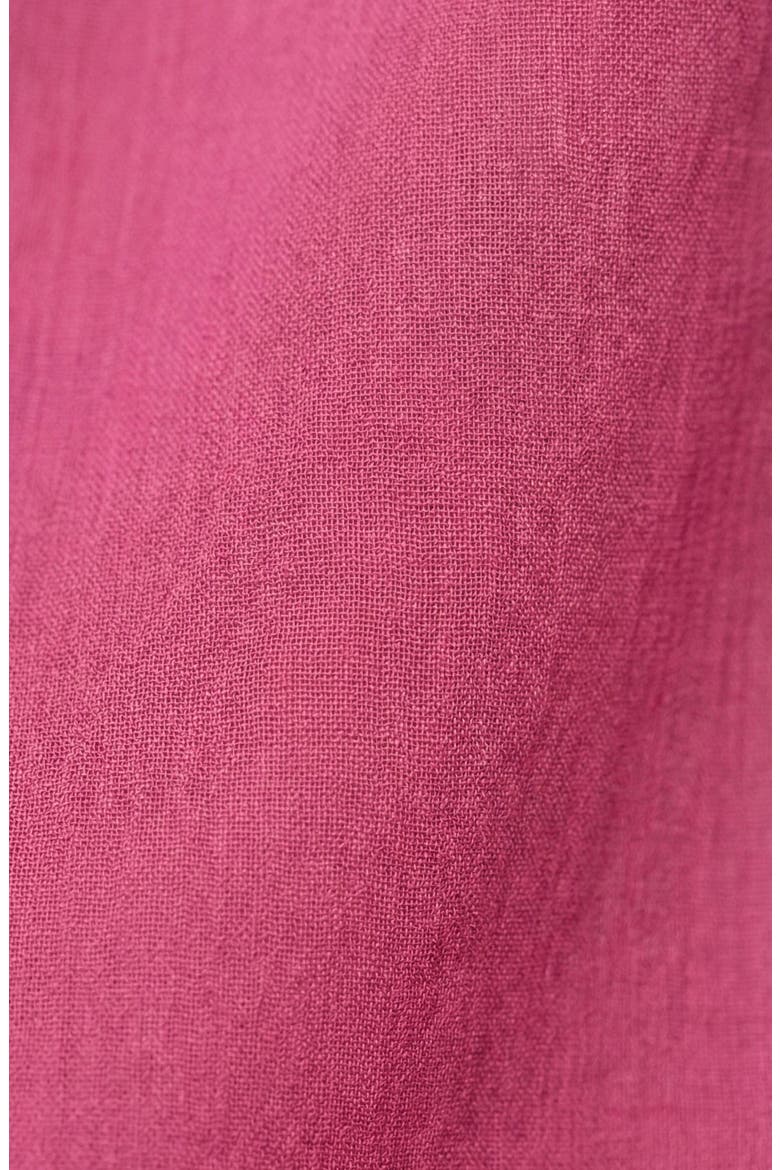 Floral Appliqué Halter Midi Dress, Alternate, color, Magenta
