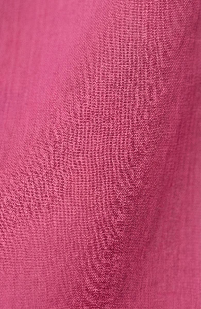 Modenaire Floral Appliqué Halter Midi Dress, Alternate, color, Magenta