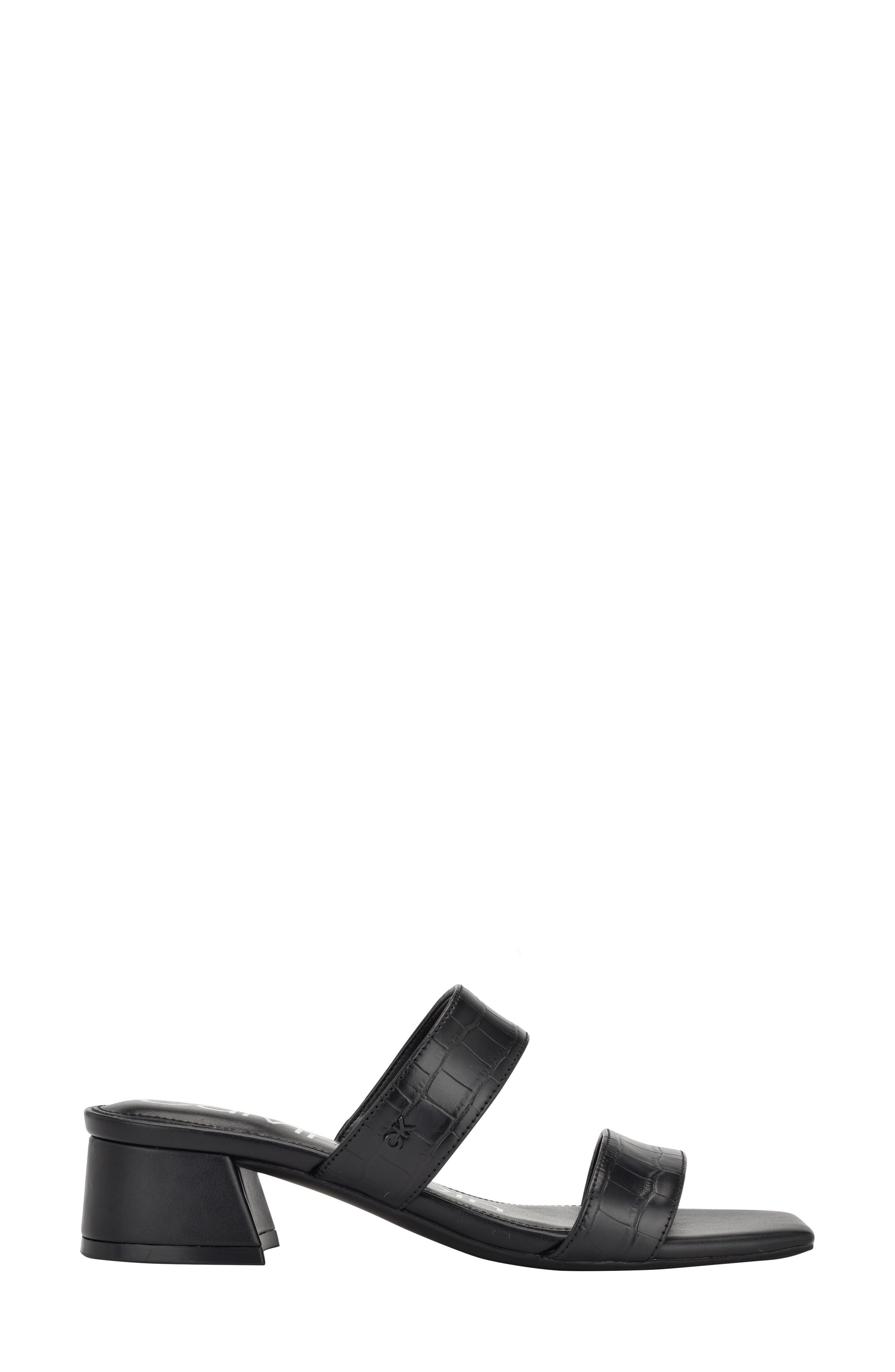 Calvin Klein Paneer Square Toe Slide Sandal, Alternate, color, 