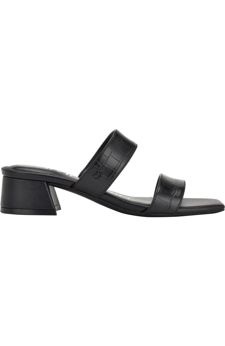 Calvin Klein Paneer Square Toe Slide Sandal, Alternate, color,
