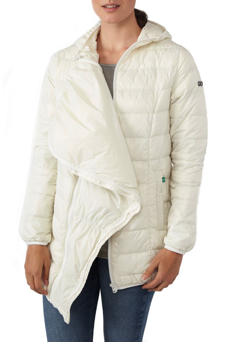 Ashley 3-in-1 Down Lightweight Maternity Jacket, Main, color, EGG SHELL