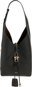 FERRAGAMO Medium Origami Leather Hobo Bag