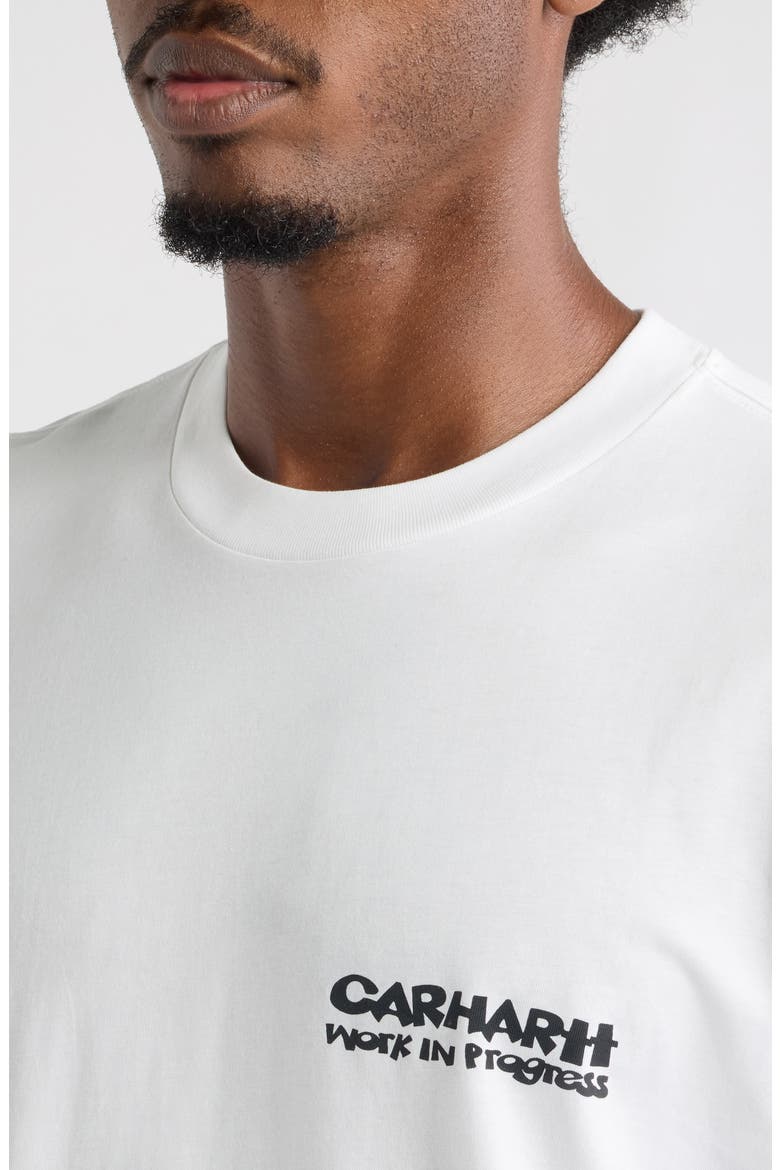 Cubist Organic Cotton Graphic Jersey T-Shirt, Alternate, color, WHITE