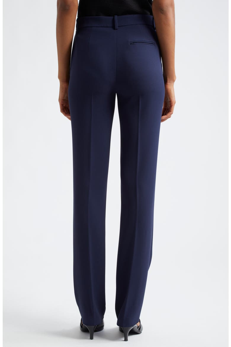 Techno Gabardine Straight Leg Pants, Alternate, color, NAVY
