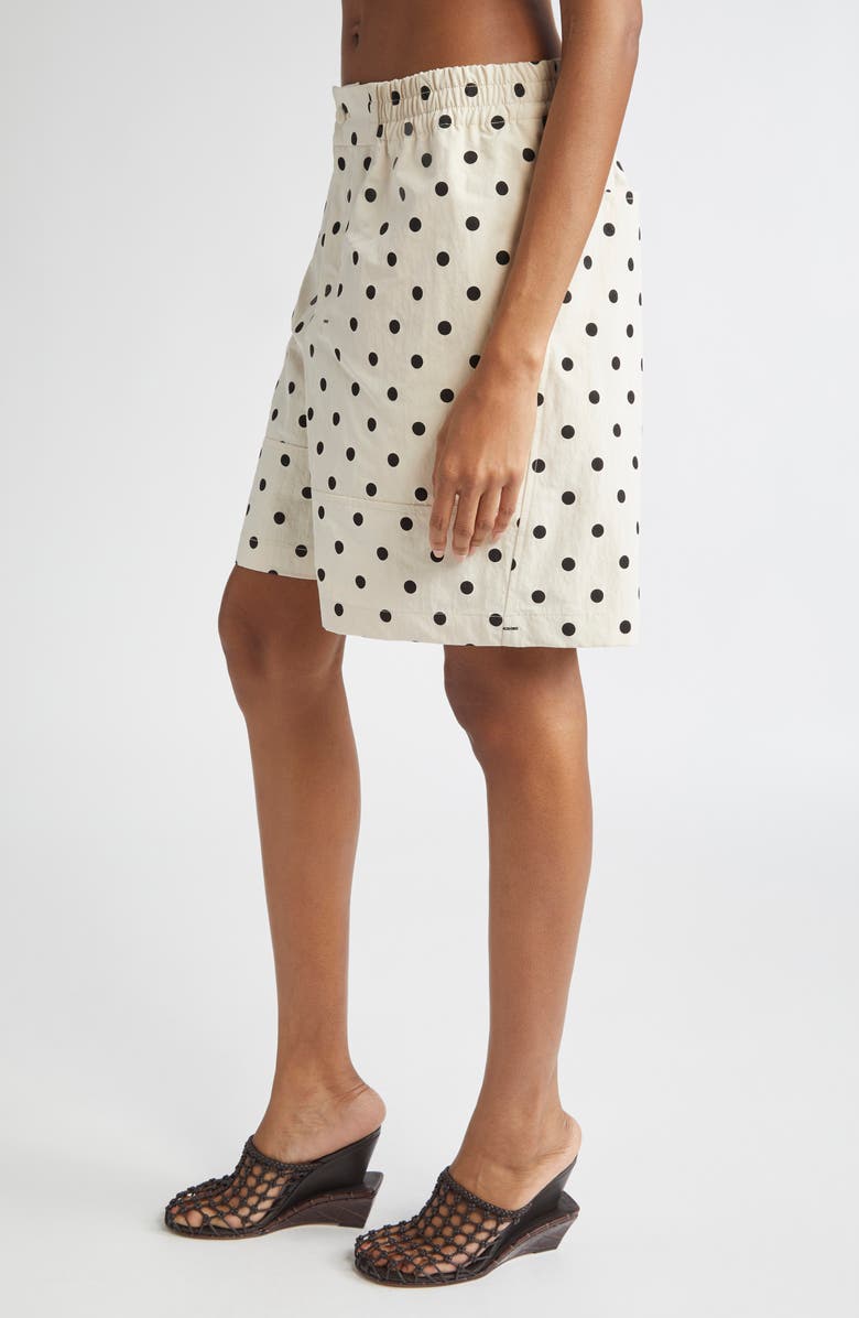 Jacquemus Le Short Aloe Polka Dot Shorts, Alternate, color,