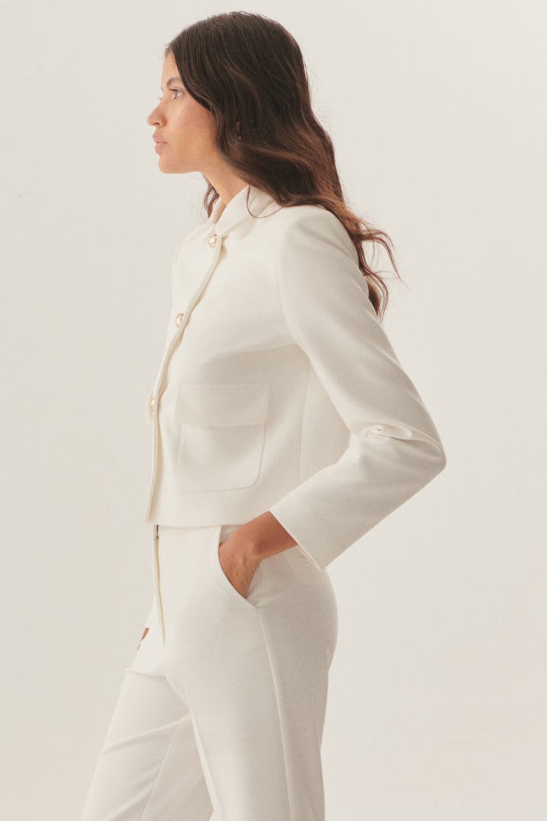 Tessa Jacket, Alternate, color, ECRU