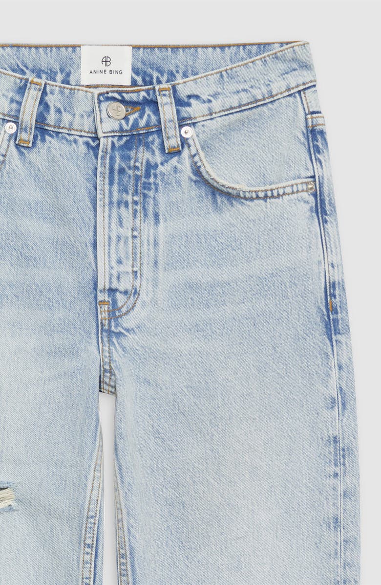 ANINE BING Destructed Bleached Kate Jean, Alternate, color, Destructed Bleached Blue