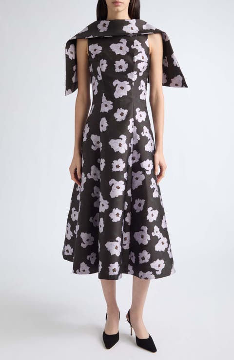 Cyralisse Cape Sleeve Dress
