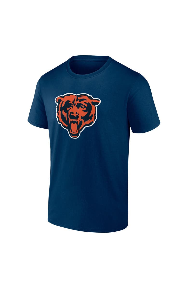 FANATICS Men's Fanatics Branded Justin Fields Navy Chicago Bears Player Icon T-Shirt, Alternate, color, 