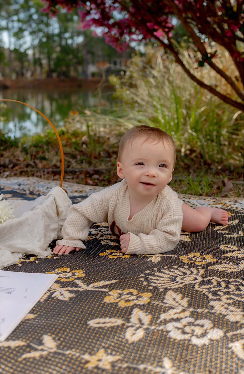 Mad Mats Garland Black & Tan, Alternate, color, Black And Tan