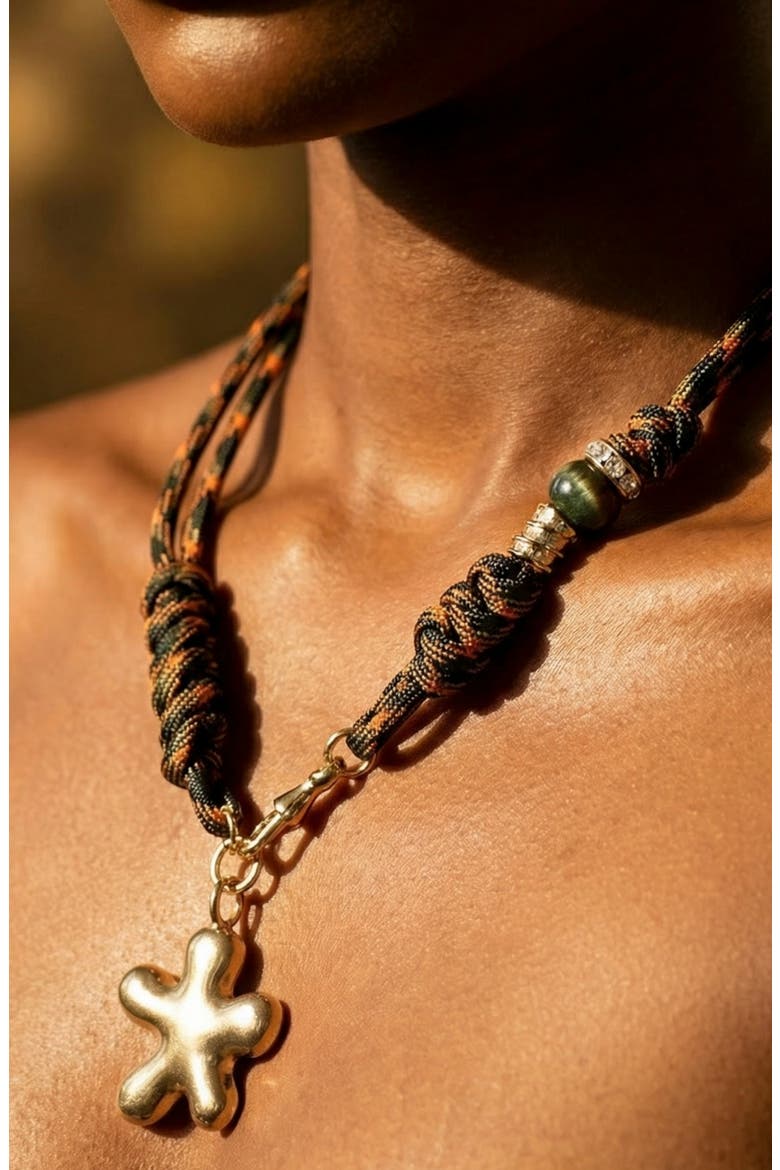 Lulu Rope Pendant Necklace, Alternate, color, GOLD