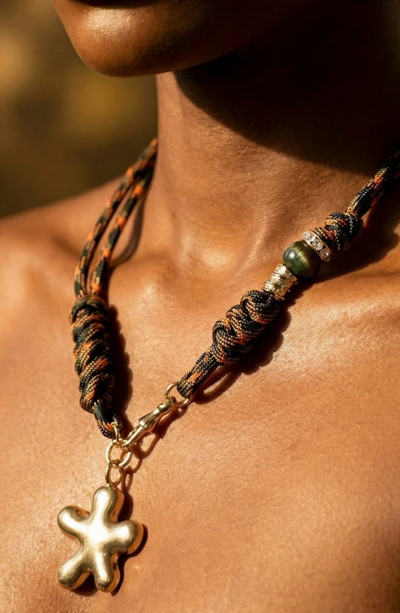 MacRae & Co. Lulu Rope Pendant Necklace, Alternate, color, Gold