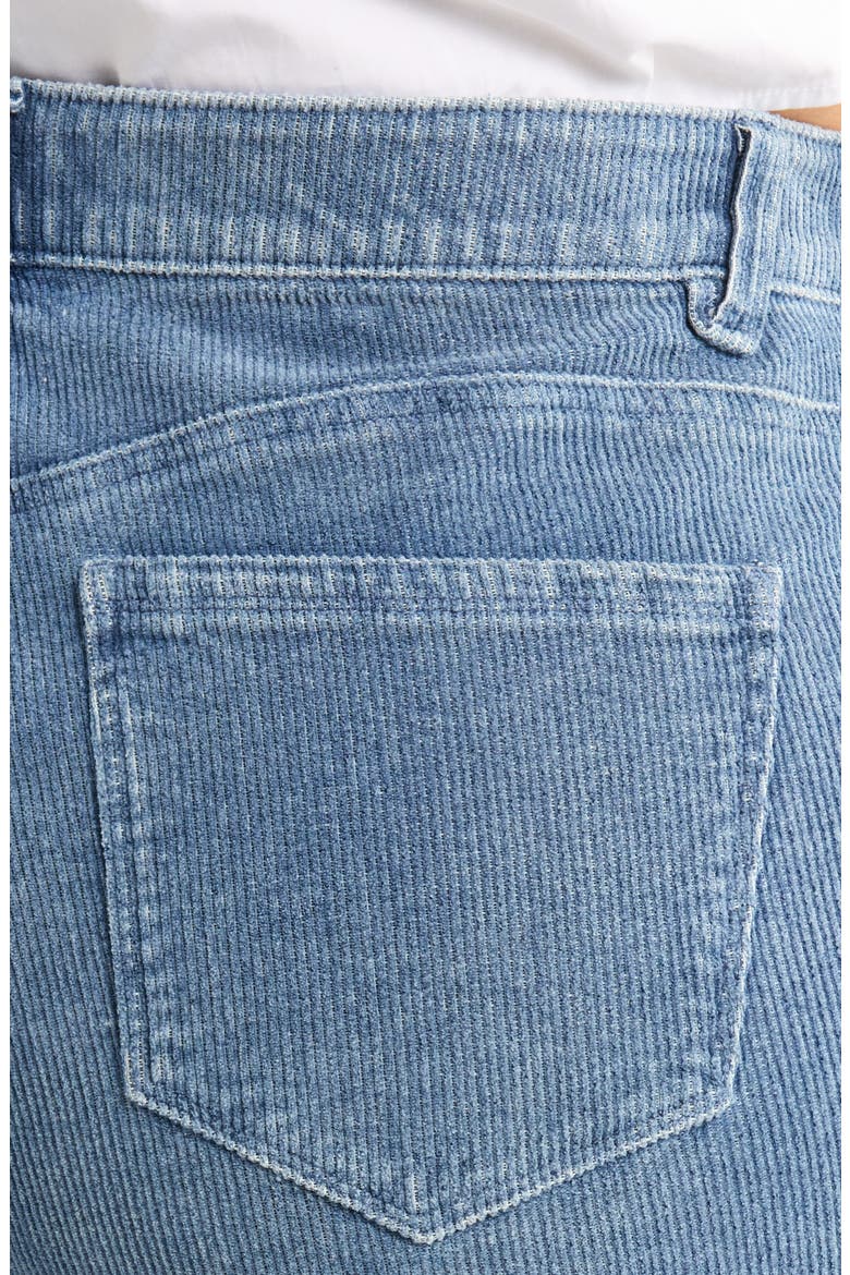 Sam High Waist Wide Leg Corduroy Jeans, Alternate, color, WASHED MID BLUE