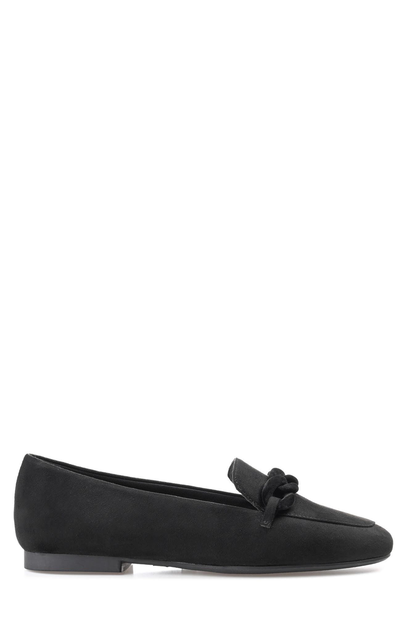 Journee Collection Cordell Rolo Link Loafer - Wide Width, Alternate, color, Black