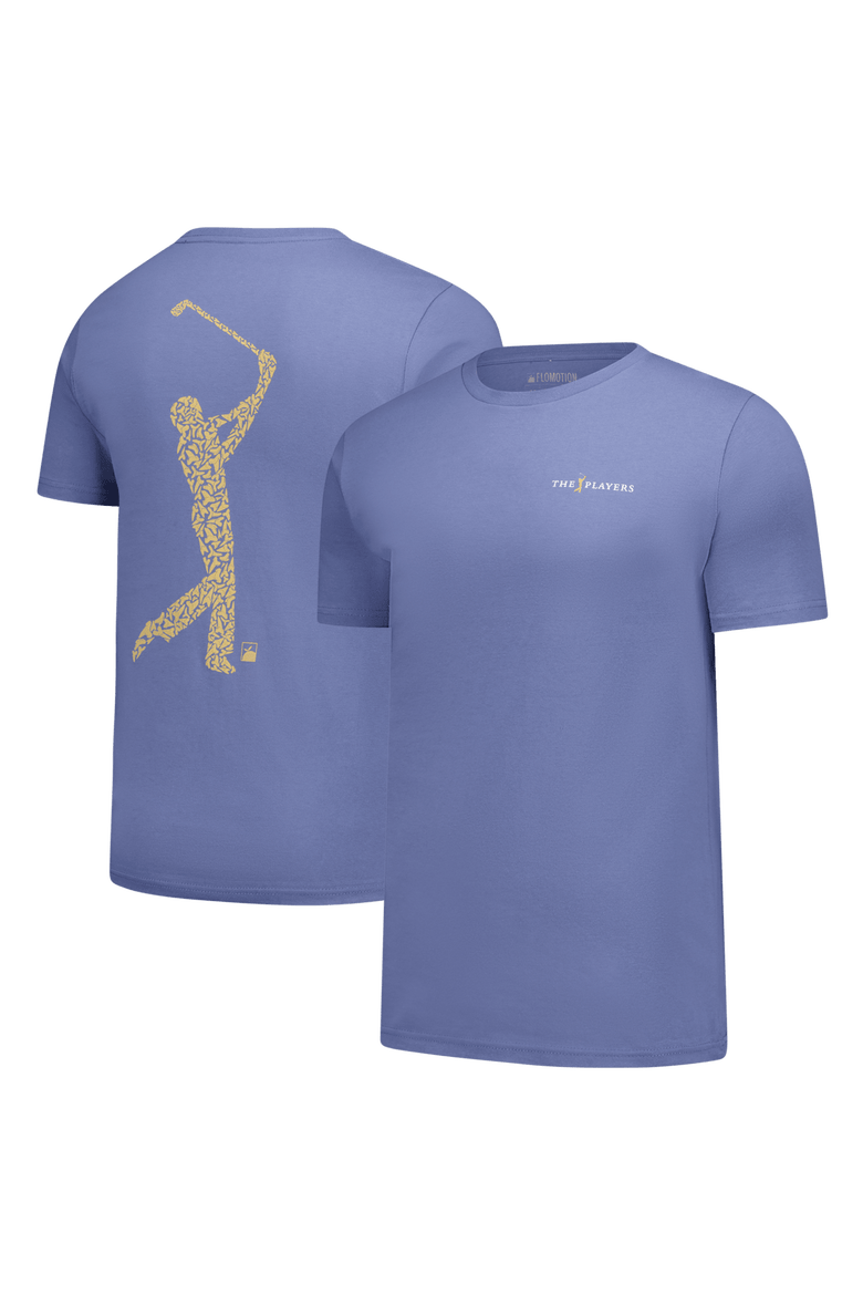 Unisex Flomotion Blue THE PLAYERS Toothy Goldman T-Shirt, Main, color, Blue