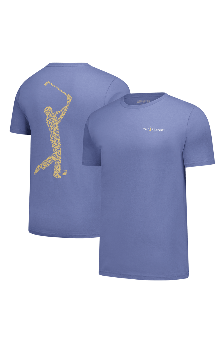 FLOMOTION Unisex Flomotion Blue THE PLAYERS Toothy Goldman T-Shirt, Main, color, Blue