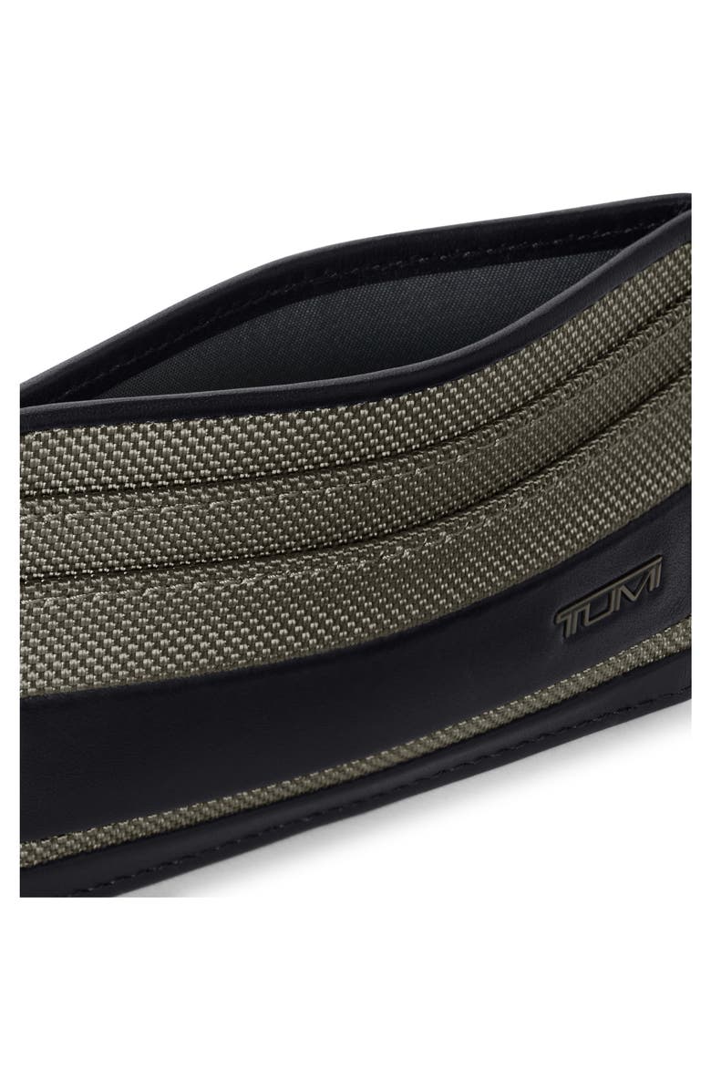 TUMI Alpha Slim Nylon Card Case, Alternate, color, Grey Alloy