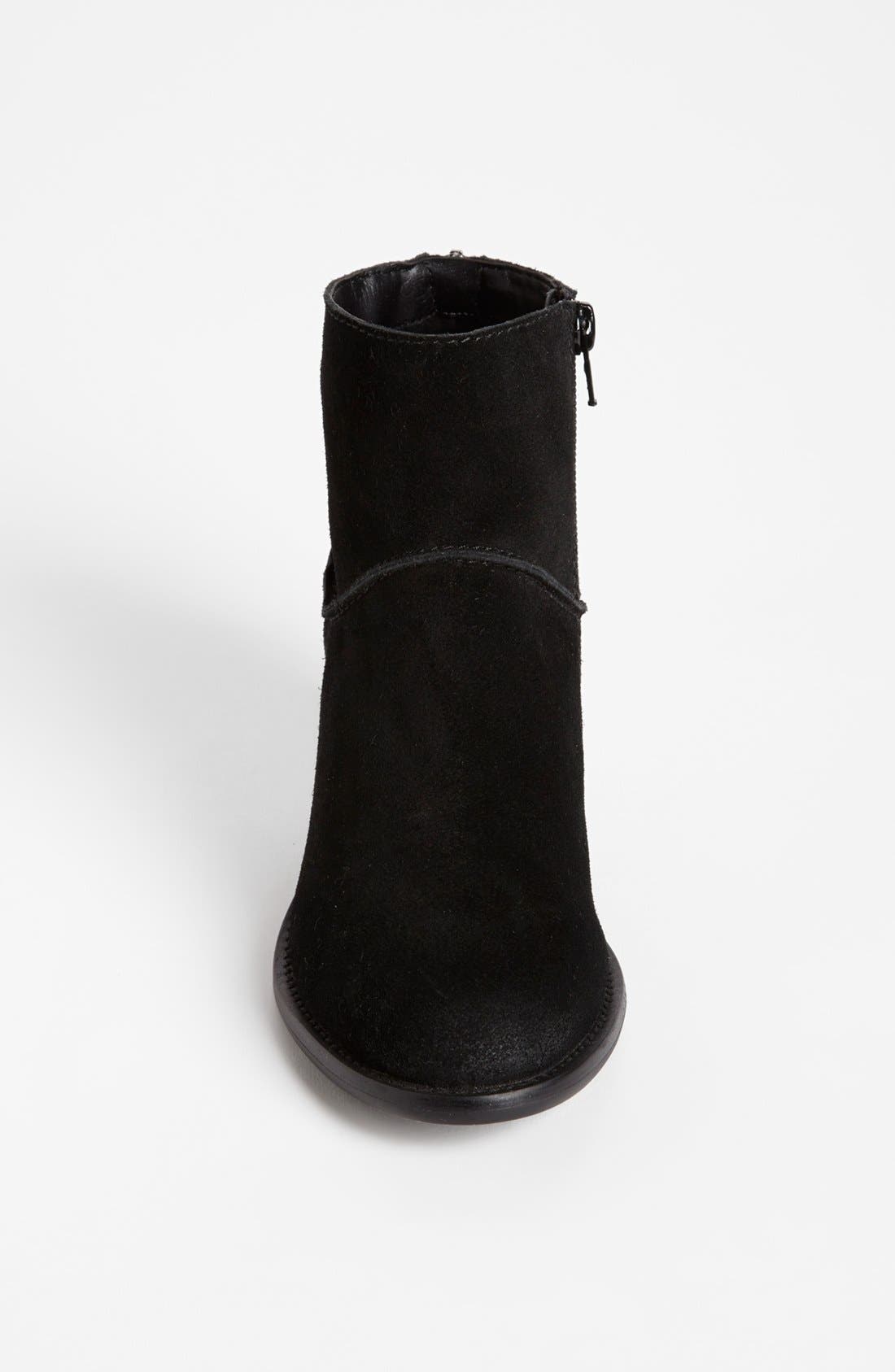 'Milaan' Bootie, Alternate, color, BLACK SUEDE