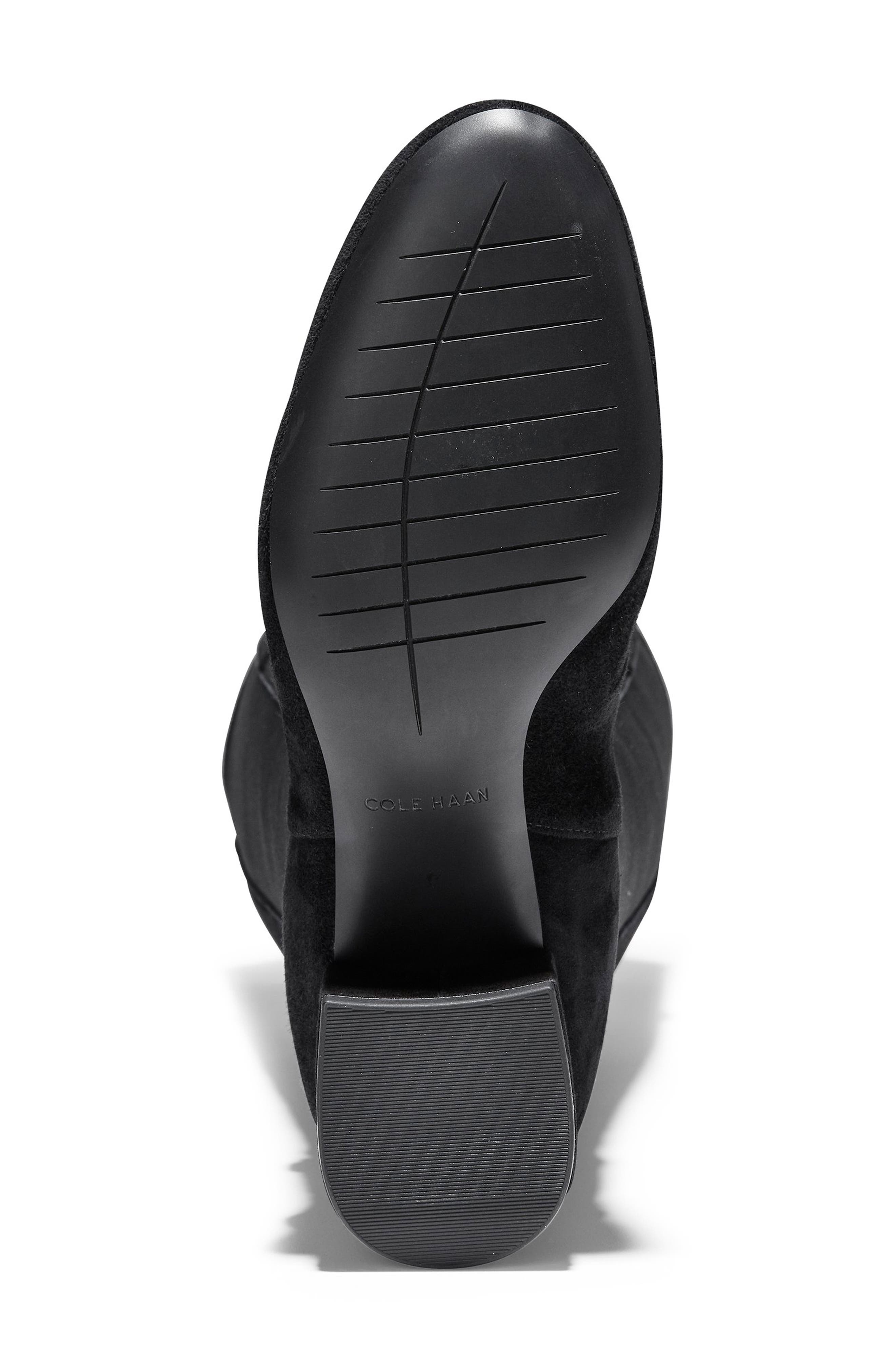 Avani Stretch Boot, Alternate, color, BLACK SUEDE
