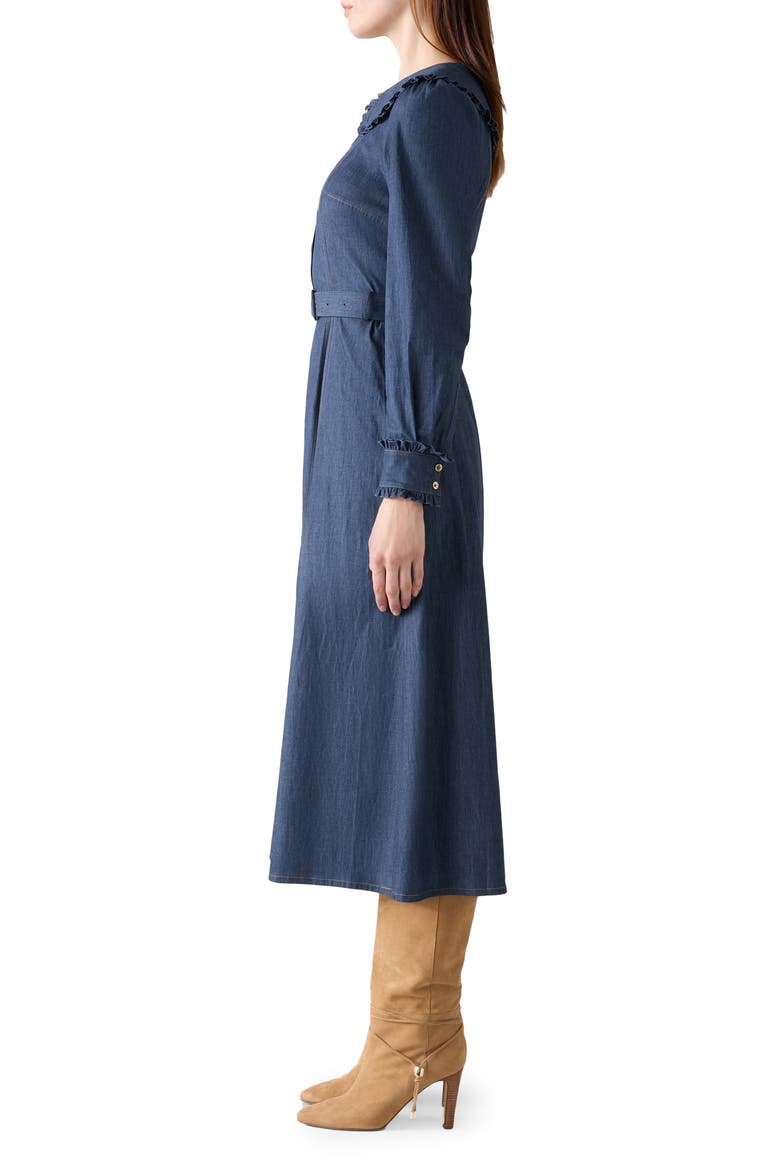 pippa denim midi dress Paige Pippa Denim Midi-Dress