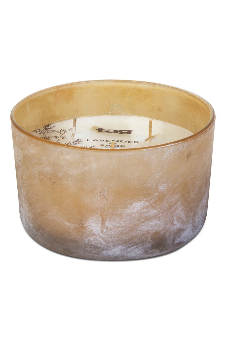 Sunrise Lavender Sage Soy Candle BWax Everyday Scent, Main, color, Pink