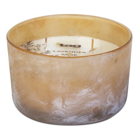 Sunrise Lavender Sage Soy Candle Blush Wax Everyday Scent