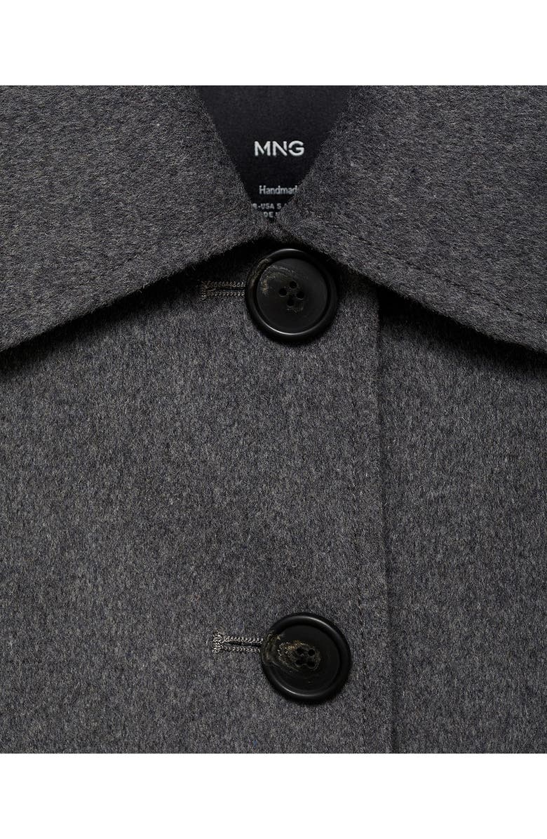 MANGO Wool Blend Jacket, Alternate, color, 