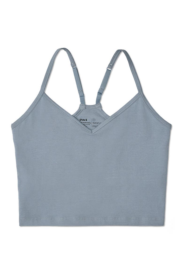 Everyday Shelf Bra Cropped Camisole, Alternate, color, Sesame