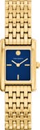 Tory Burch The Small Eleanor Tank Bracelet Watch, 19mm x 22mm