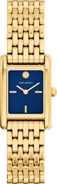 Tory Burch The Small Eleanor Tank Bracelet Watch, 19mm x 22mm