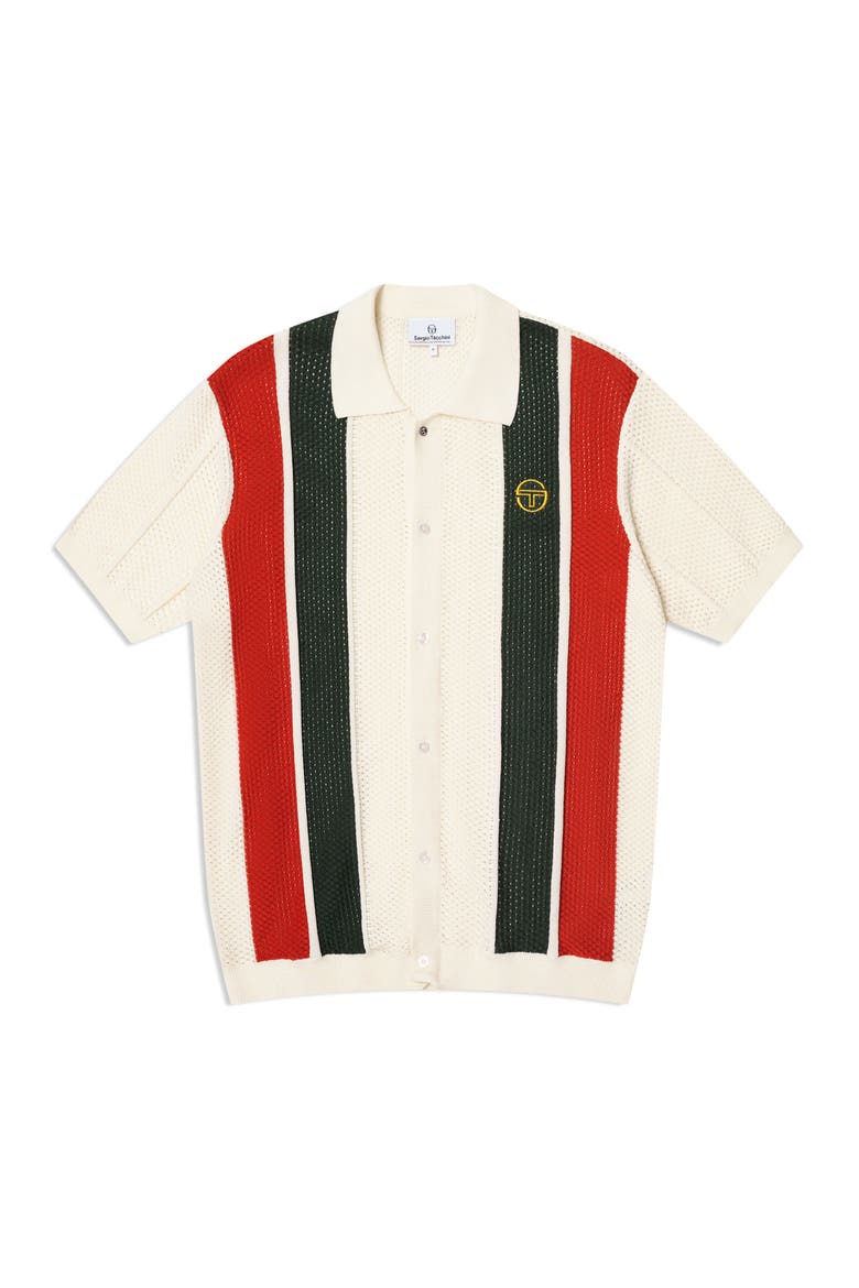 Montell Knit Polo, Alternate, color, GARDENIA