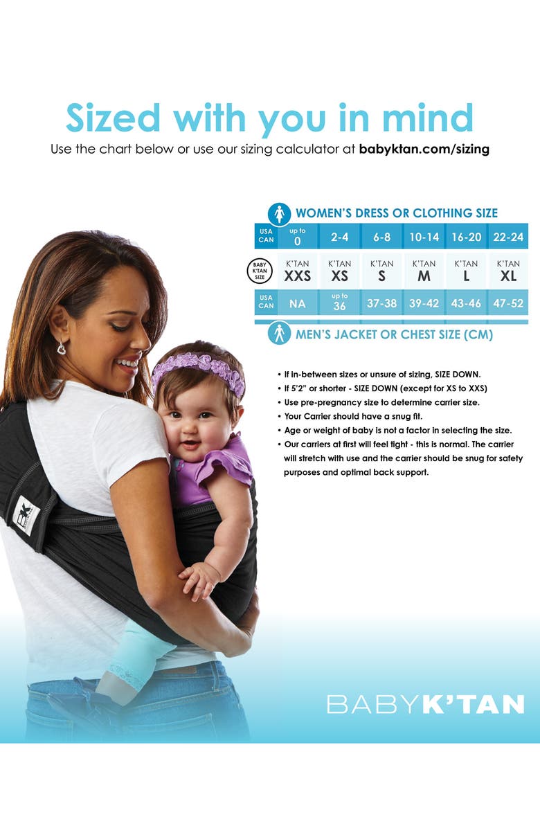 Baby K'tan Original Baby Carrier, Alternate, color,