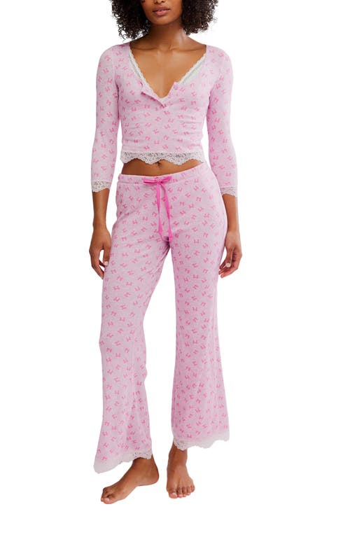 Free People Stolen Dance Pajamas In Pink
