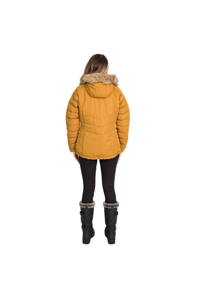 Nadina Waterproof Padded Jacket, Alternate, color, Golden Brown