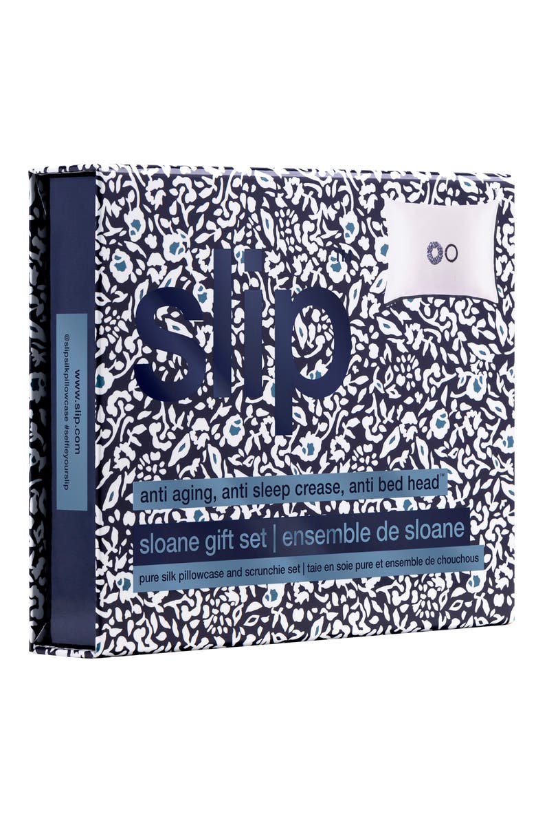 slip Sloan Pure Silk Pillowcase & Scrunchie Set (Limited Edition) $108 Value, Alternate, color, Sloane