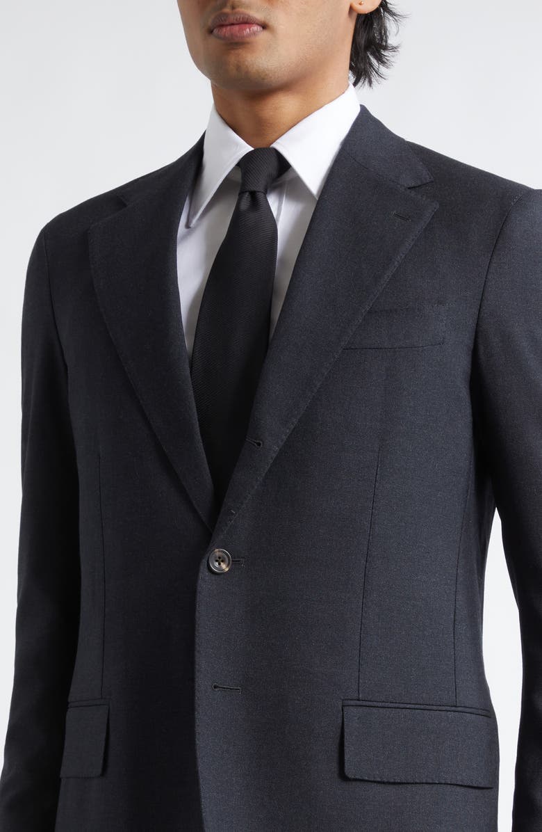 J. Mueser Hopsack Jacket, Alternate, color, Navy